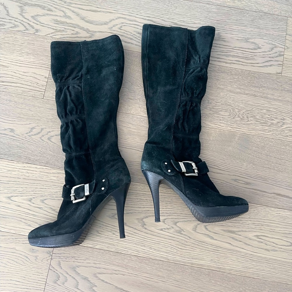 Michael kors suede boots